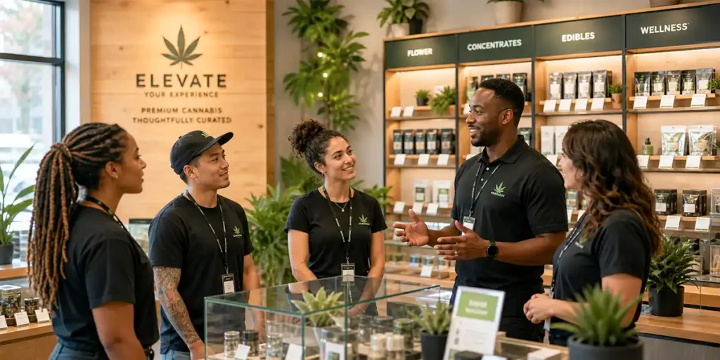 Cannabis dispensary manager training retail staff to improve retention and reduce employee turnover